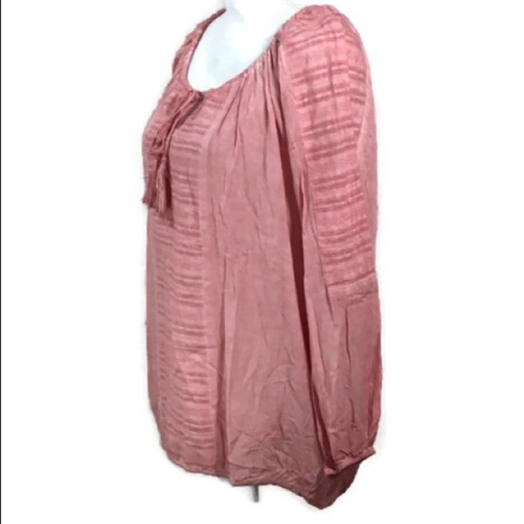 Floryday Pink Boho Blouse Size Small NWT - Picture 6 of 6